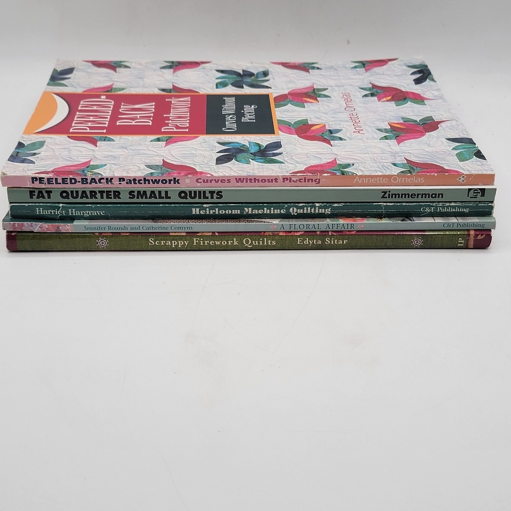 Annette Ornelas Peeled-Back Patchwork & More 5 Quilting Books Lot Softcover GOOD